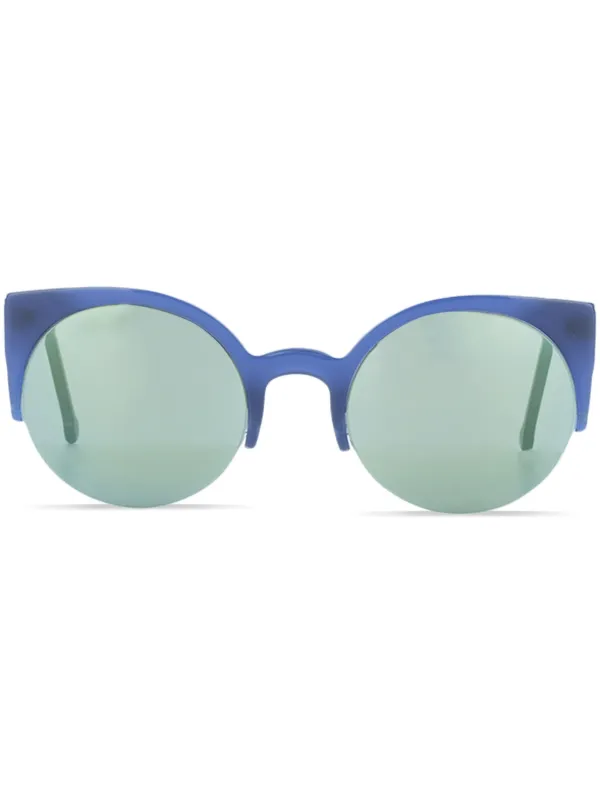 SUPER SUNGLASSES Lucia サングラス | ブルー | FARFETCH JP