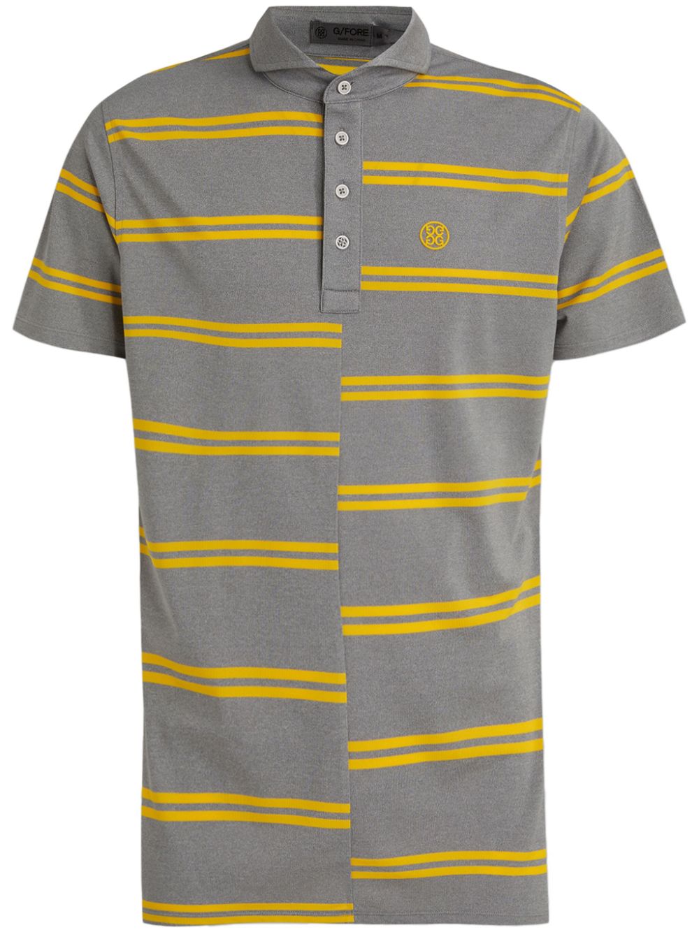 G/FORE striped polo shirt - Grey