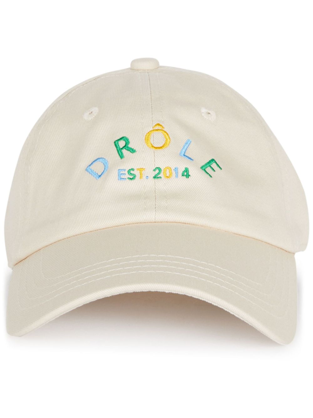 logo-embroidered cap