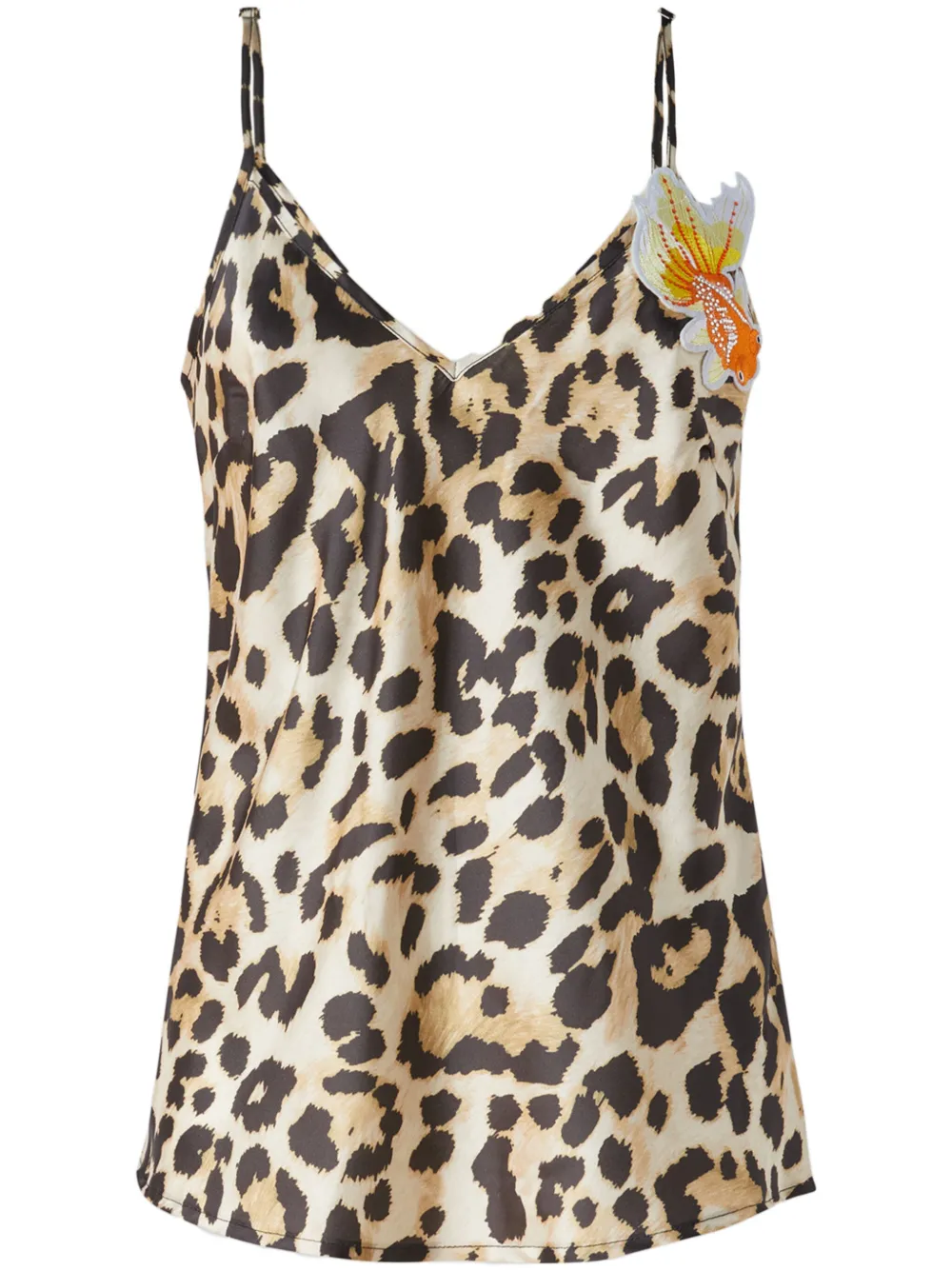 5 Progress leopard-print top - Toni neutri