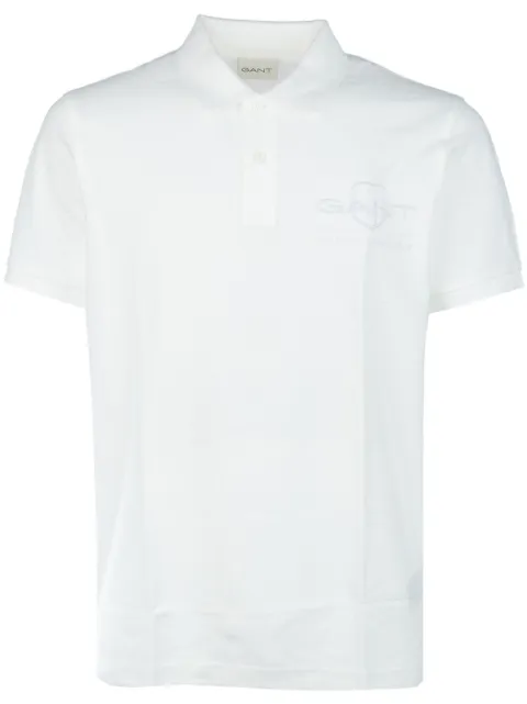 Gant logo-embroidered polo shirt