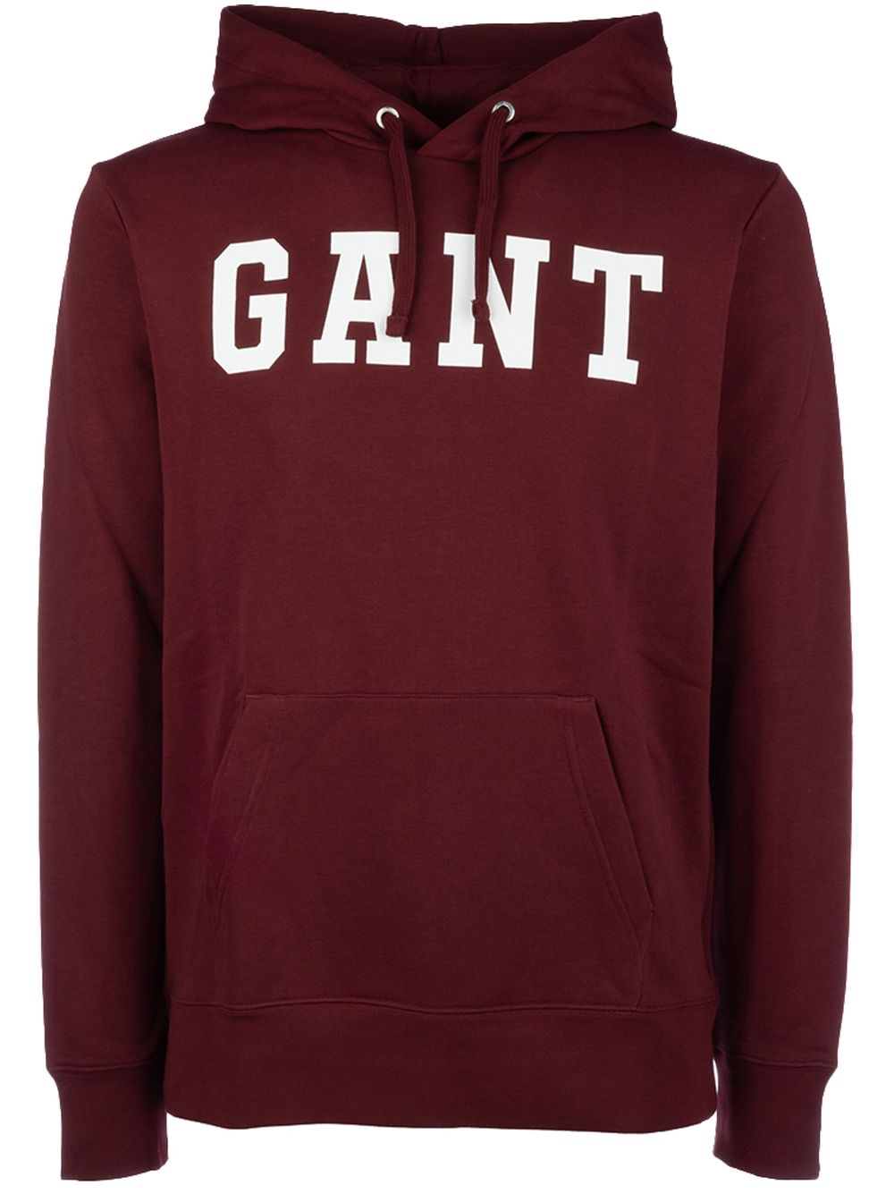 Gant logo-print hoodie - Red