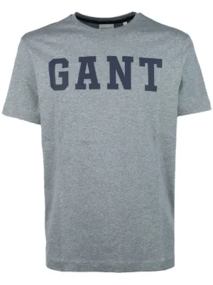 GANT Herren Langarm-T-Shirt Mit Logo-Prägung – Baumwoll-Shirt Mit Hohem Baumwollanteil, Lässiger Schnitt