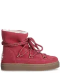 Inuikii x Coccinelle suede boots - Pink