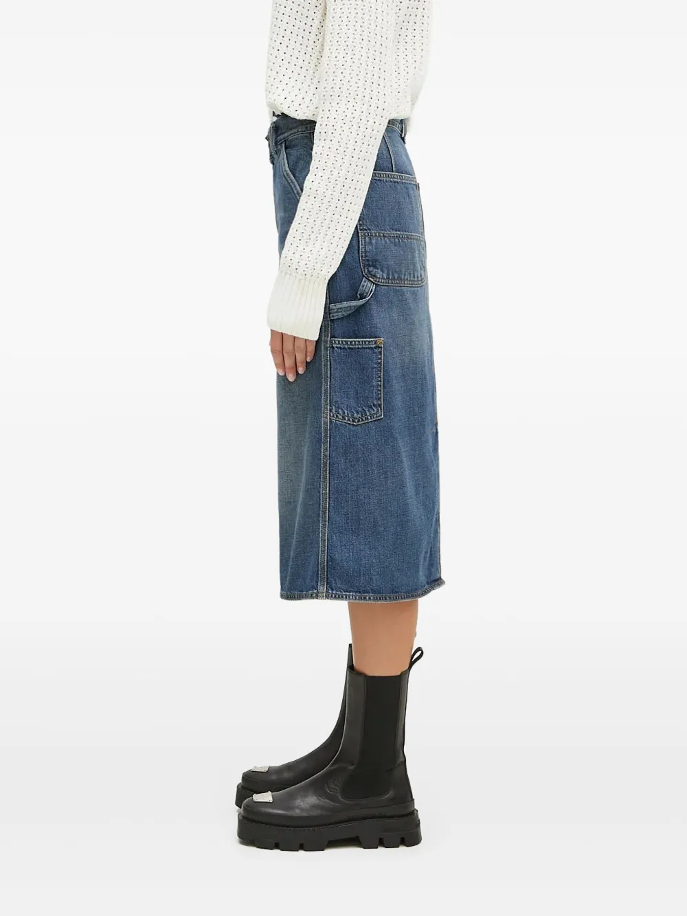 Carhartt WIP Rok met enkele knie Blauw