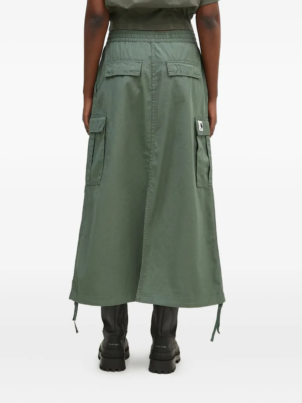 Carhartt Cargo Drawstring Skirt In Green