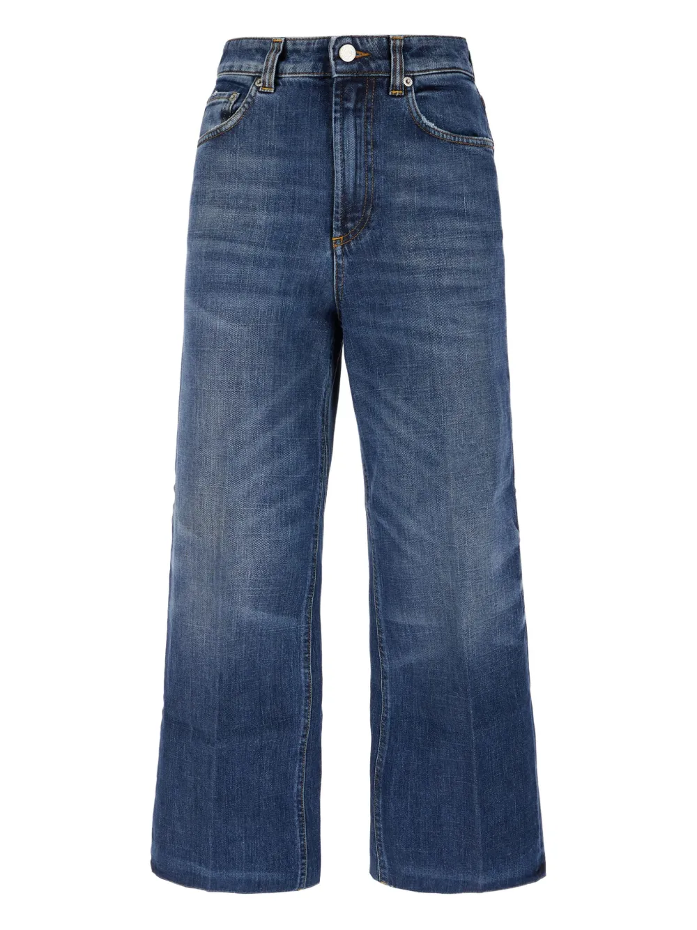 Department Five Logo-patch Jeans In Blue
