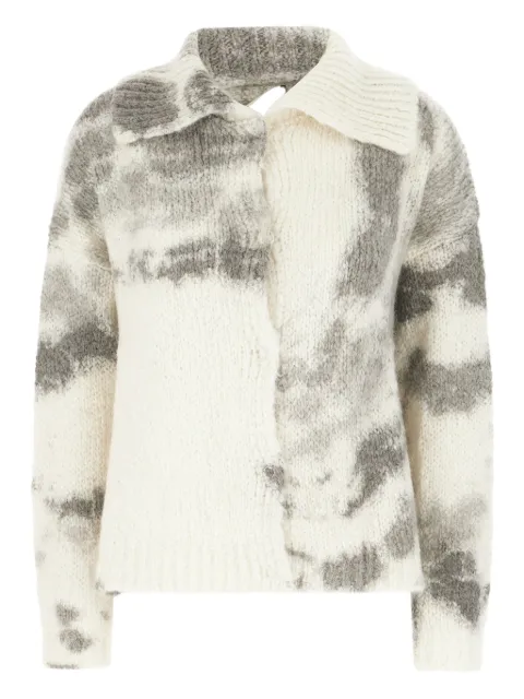 Brand Unique tie-dye cardigan