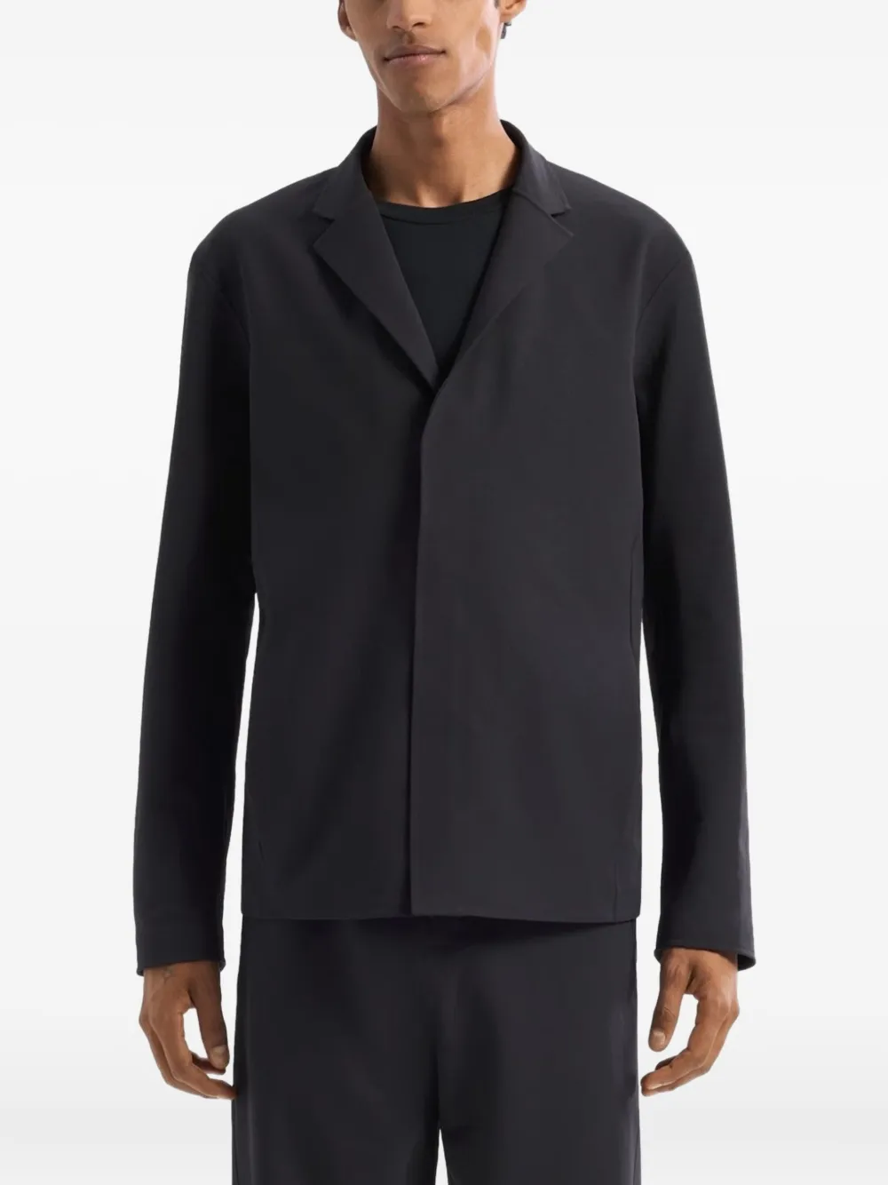 Veilance Spere shirtjack met gekerfde revers Zwart