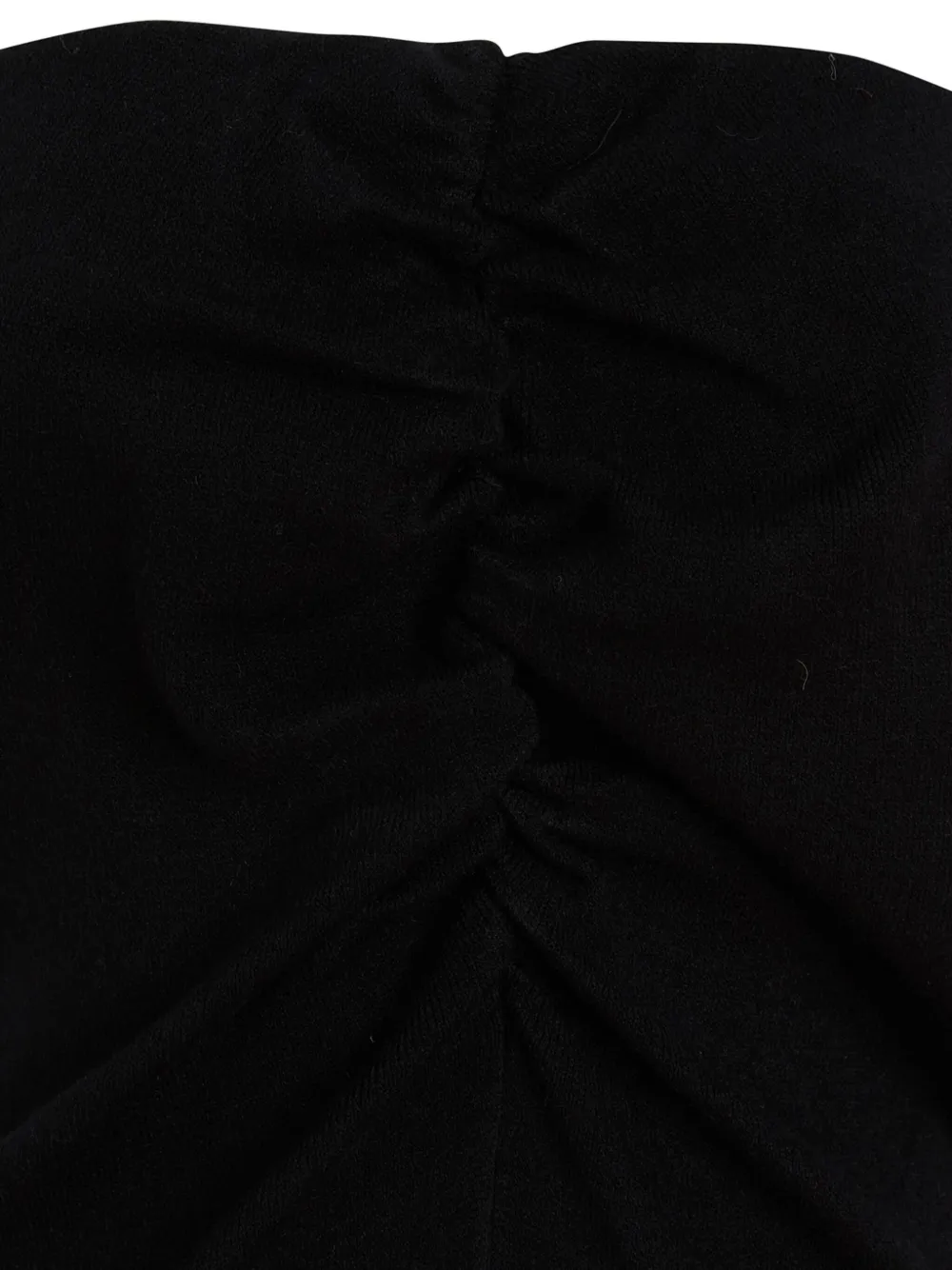 Akep Ruched Tube Top In Black