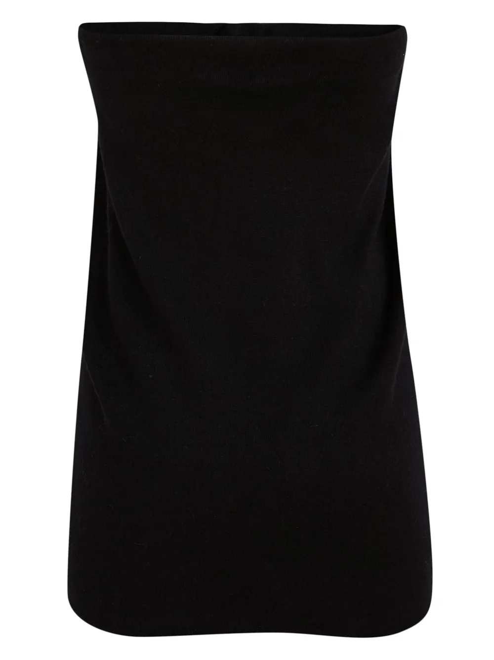 Akep Ruched Tube Top In Black