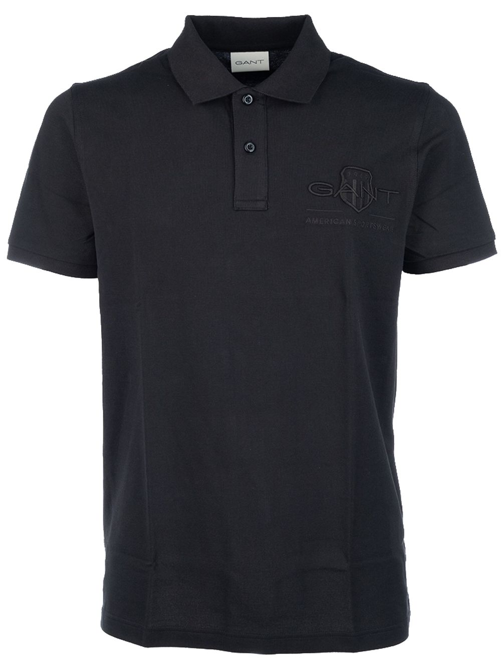 Gant embroidered polo shirt - Black