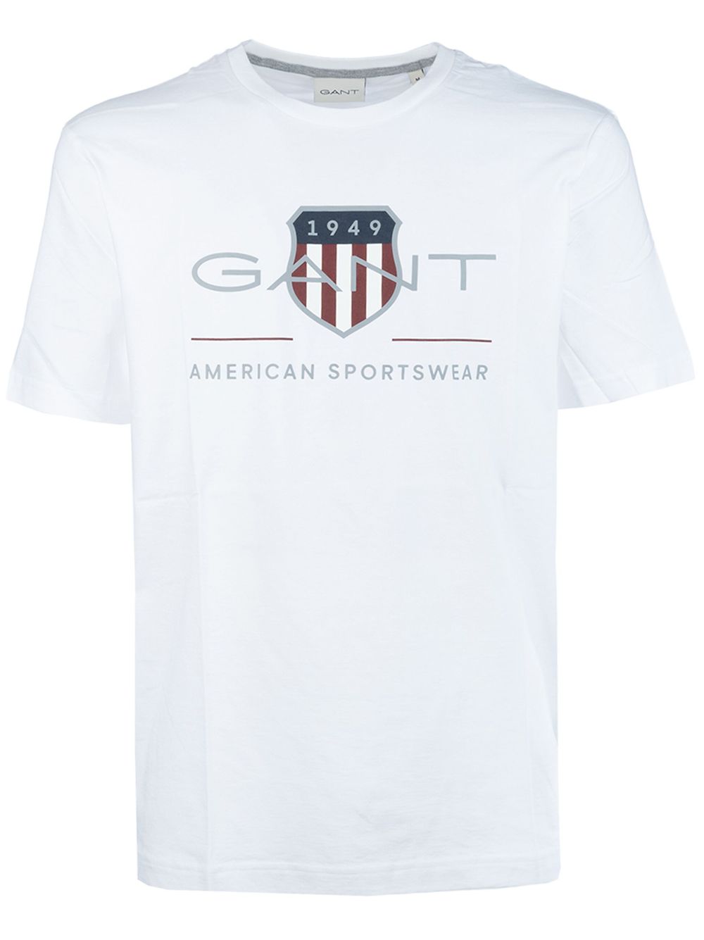 Gant logo-print T-shirt - White