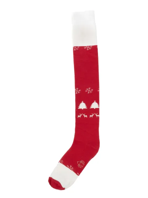 alto milano patterned-jacquard socks