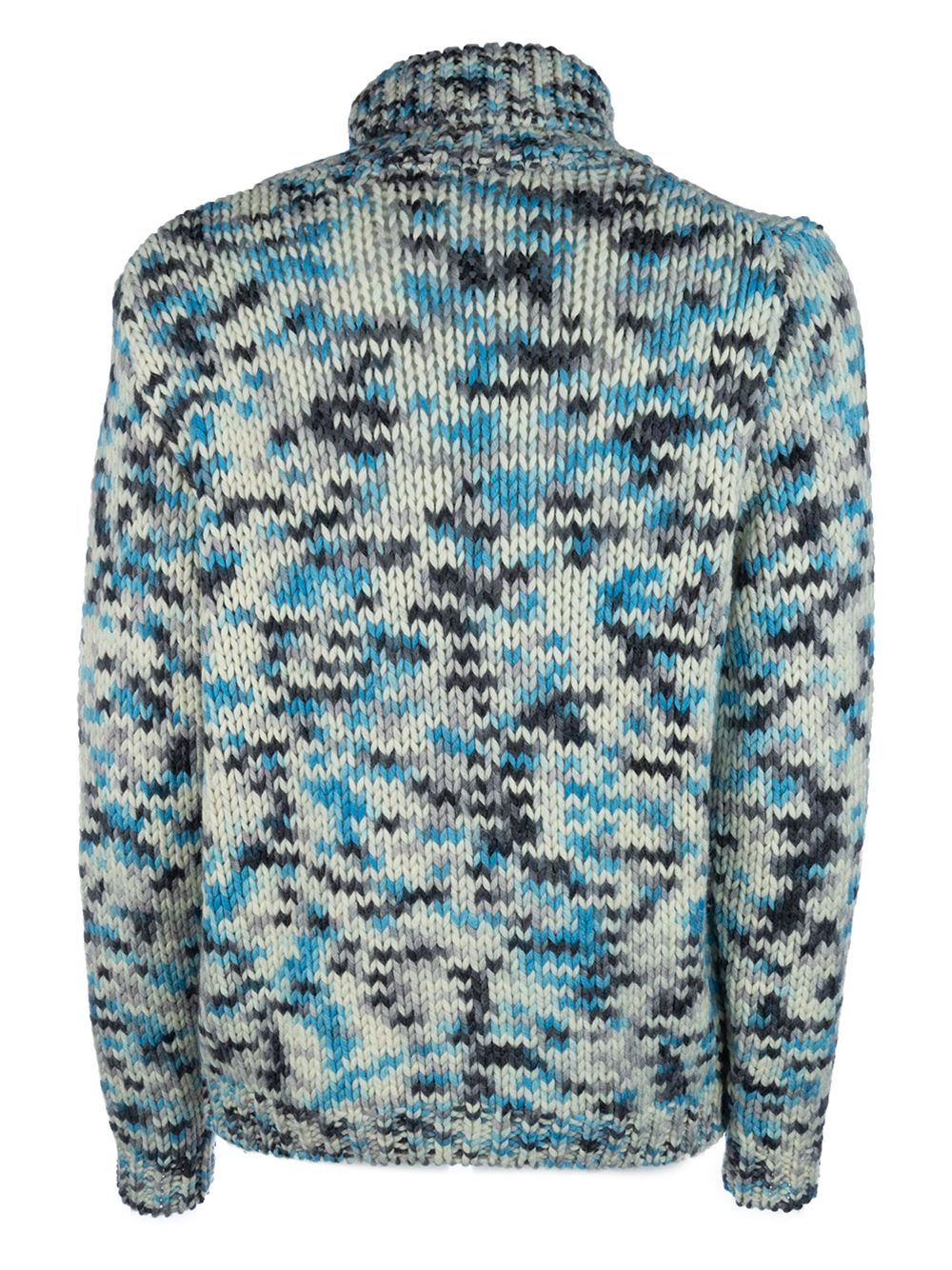 Daniele Fiesoli patterned-intarsia jumper - Blue