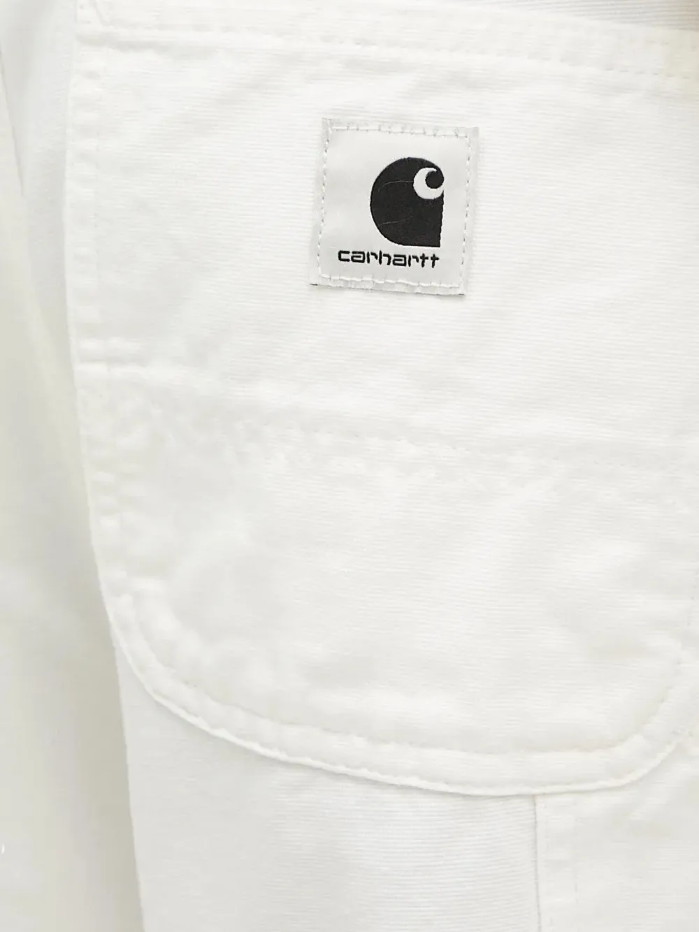 Carhartt WIP Brandon denim met opgestikte zak Wit