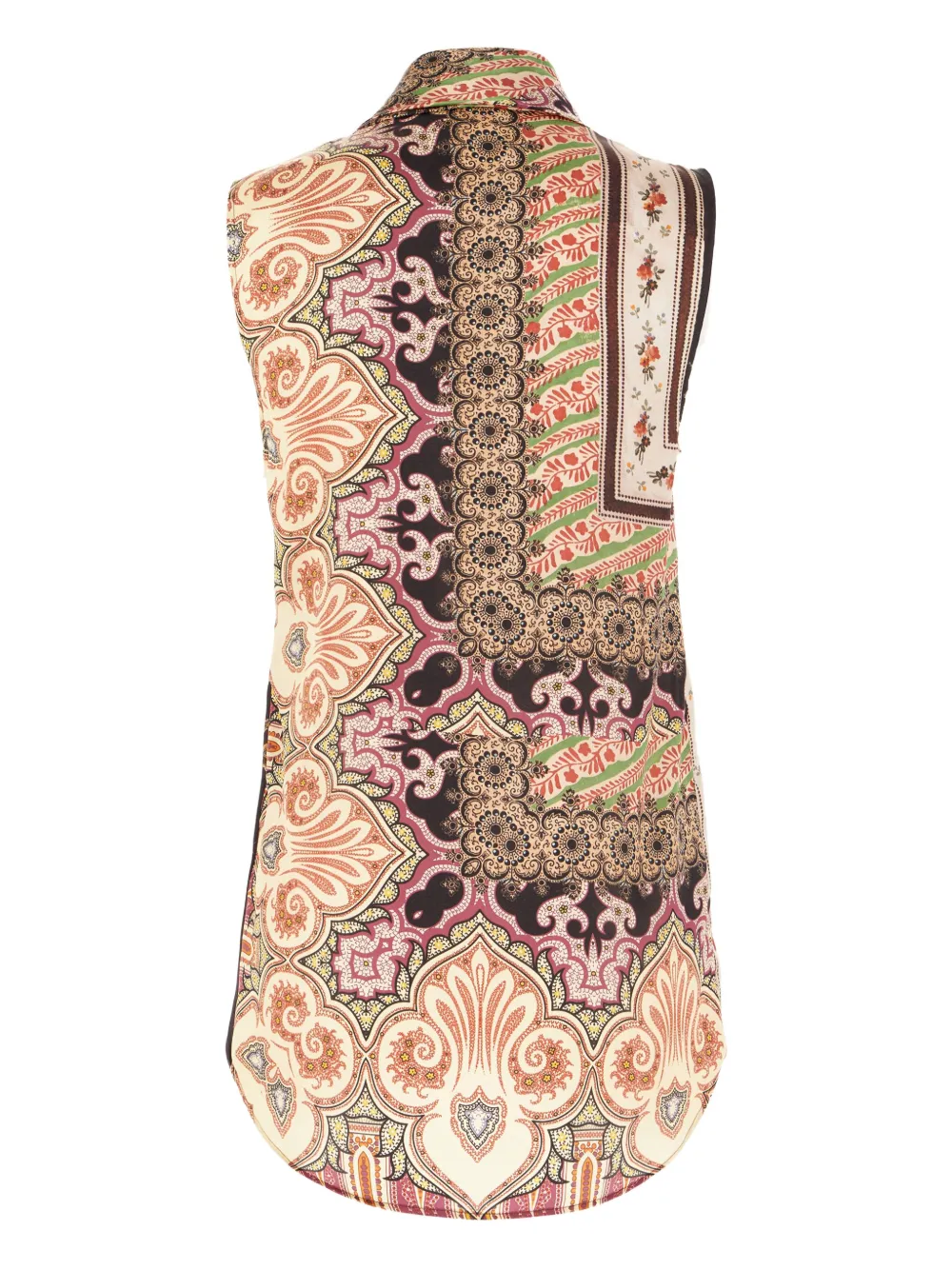 Seafarer paisley-print draped top - Bruin