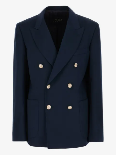 Seafarer double-breasted gold-button jacket