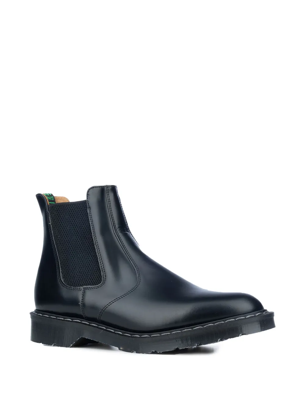 Solovair leather boots - Zwart