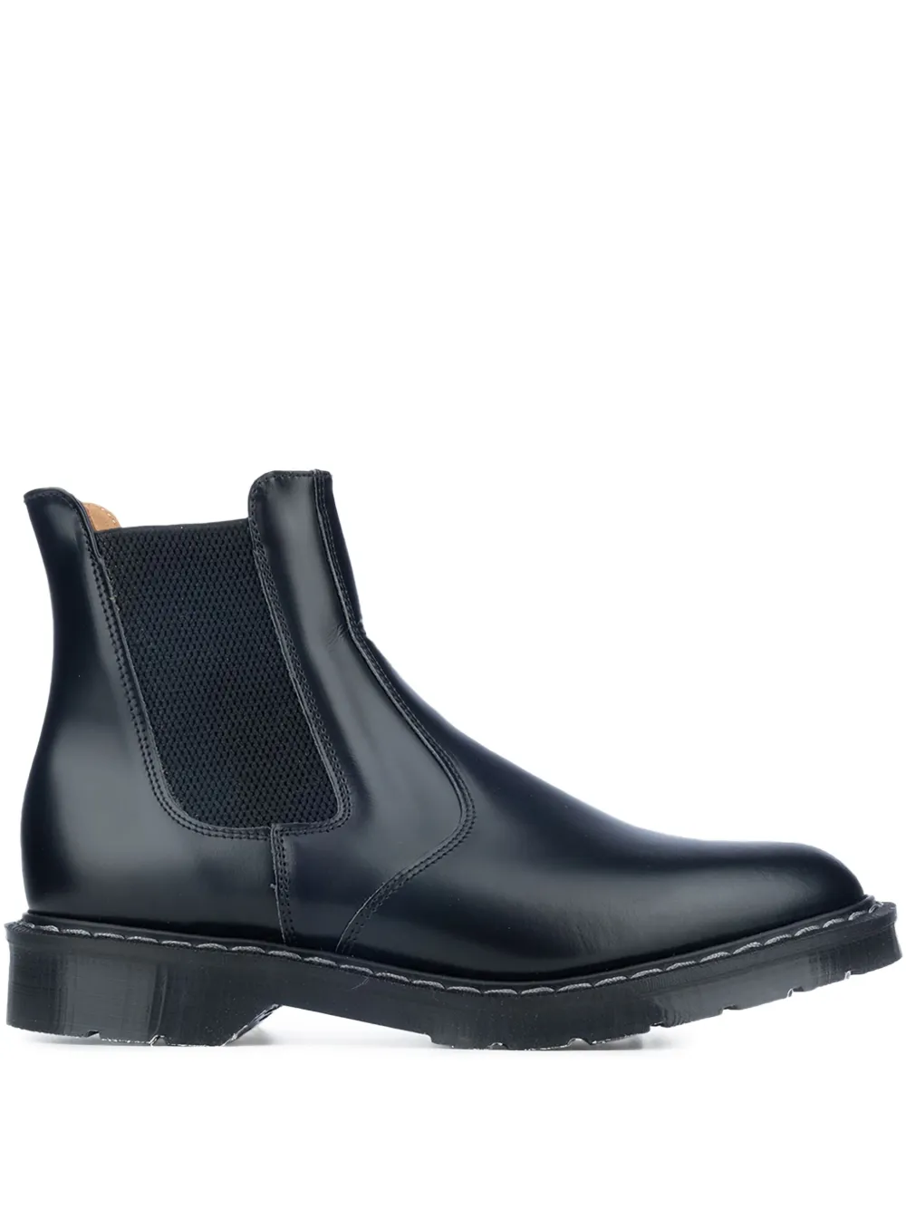 Solovair leather boots Black