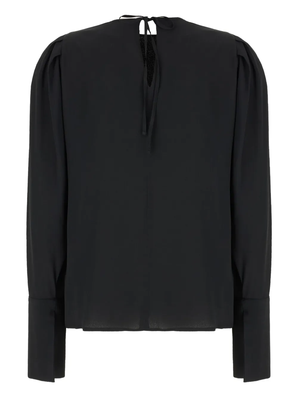 Erika Cavallini silk blouse - Zwart