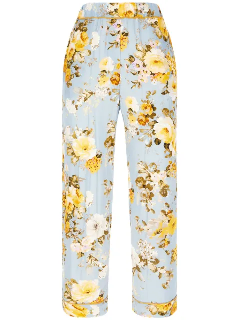 jucca approved floral-print trousers 
