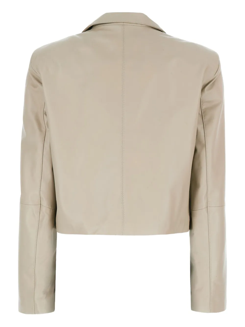 D'amico double-breasted cropped jacket | Leather Jackets | Image 2