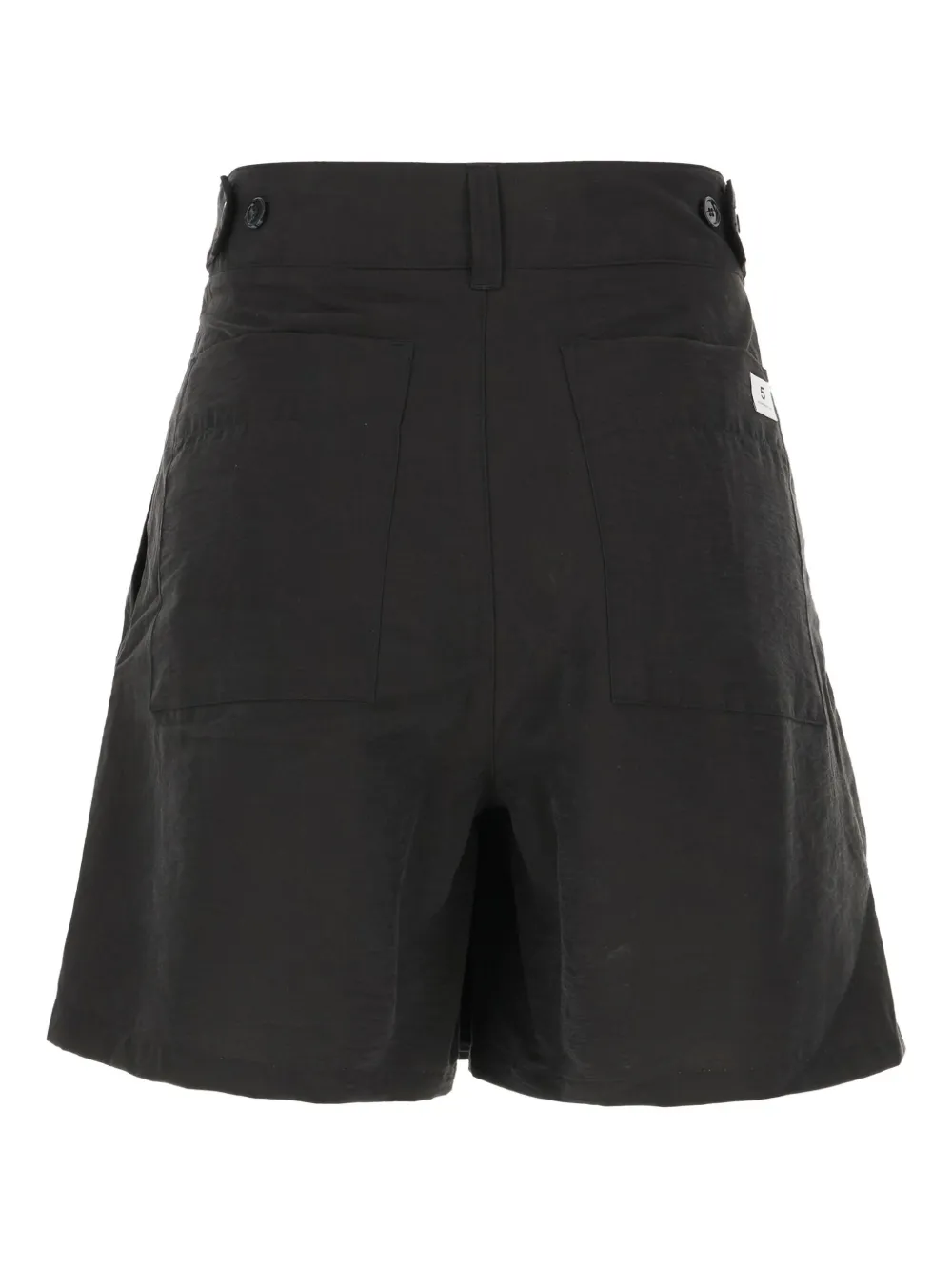 Department 5 Geplooide shorts met zak - Zwart