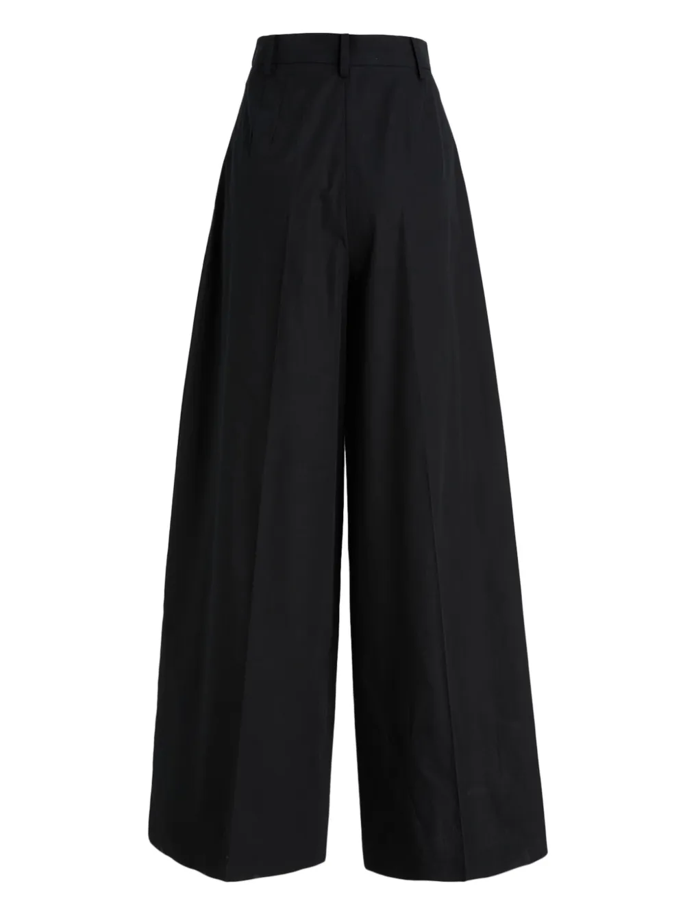 Mantu wide-leg trousers - Zwart