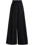 Mantu wide-leg trousers - Black