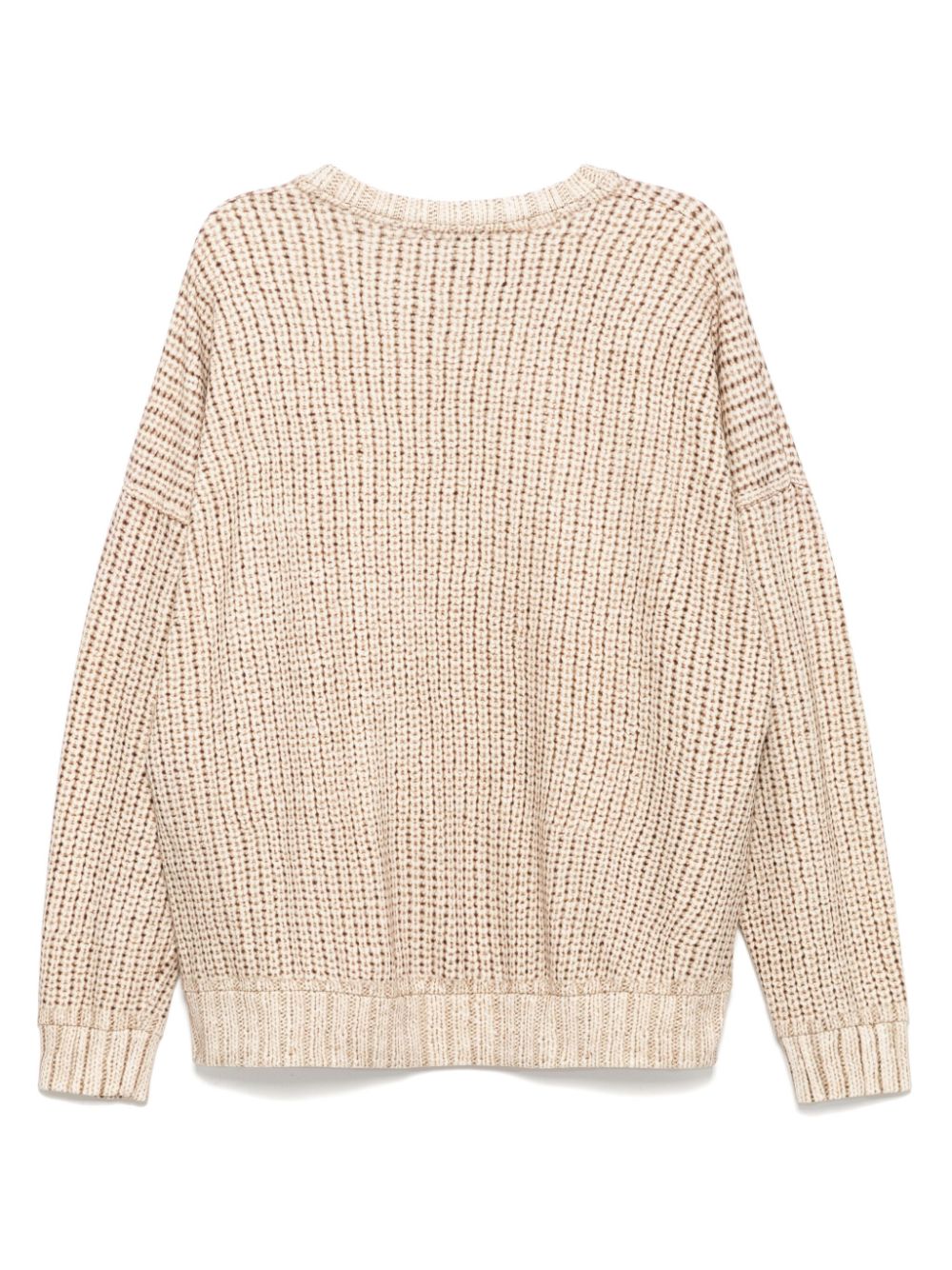 Undercover fake knit printing sweater - Neutrals