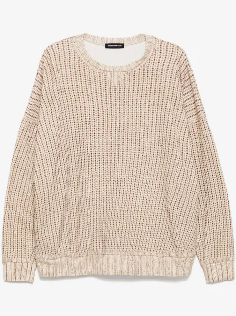 Undercover fake knit printing sweater