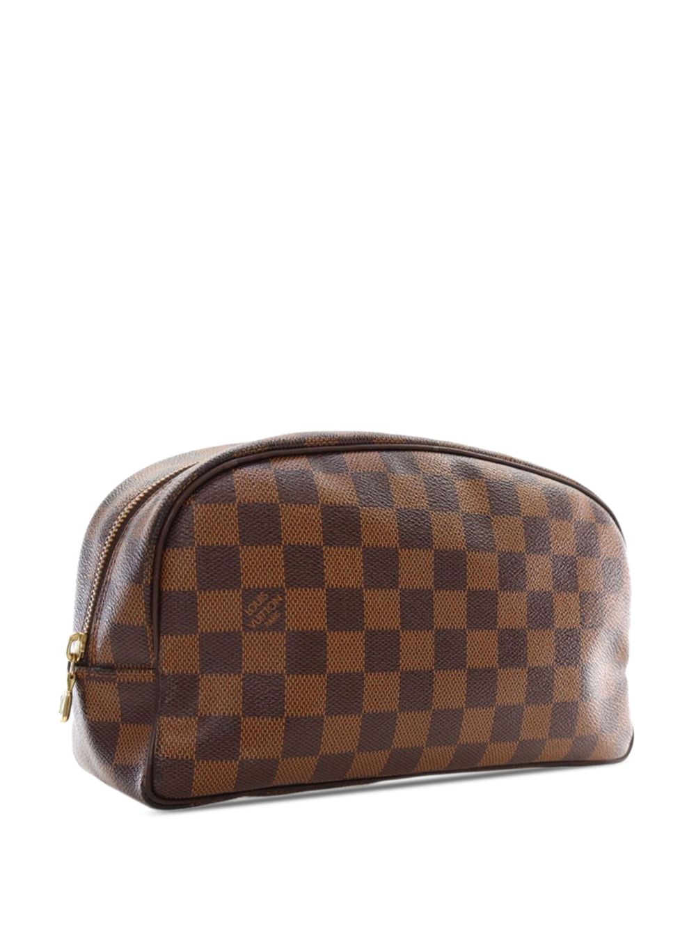 Louis Vuitton Pre-Owned 2015-2020 Damier Ebene Trousse Toilette 25 vanity bag - Bruin