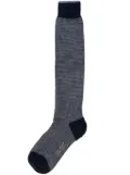alto milano patterned-jacquard socks - Black