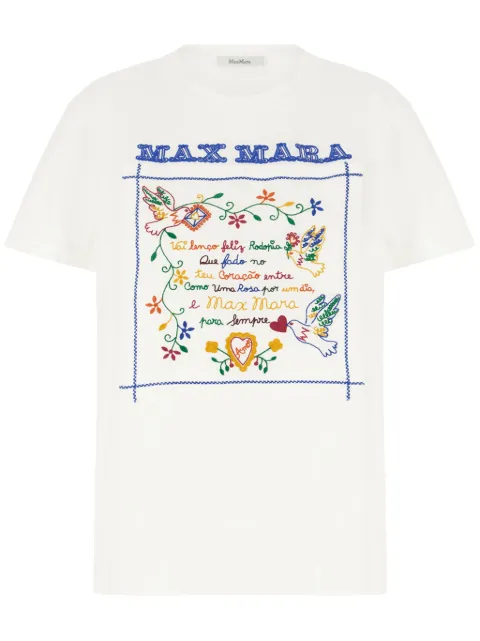 Max Mara embroidered T-shirt