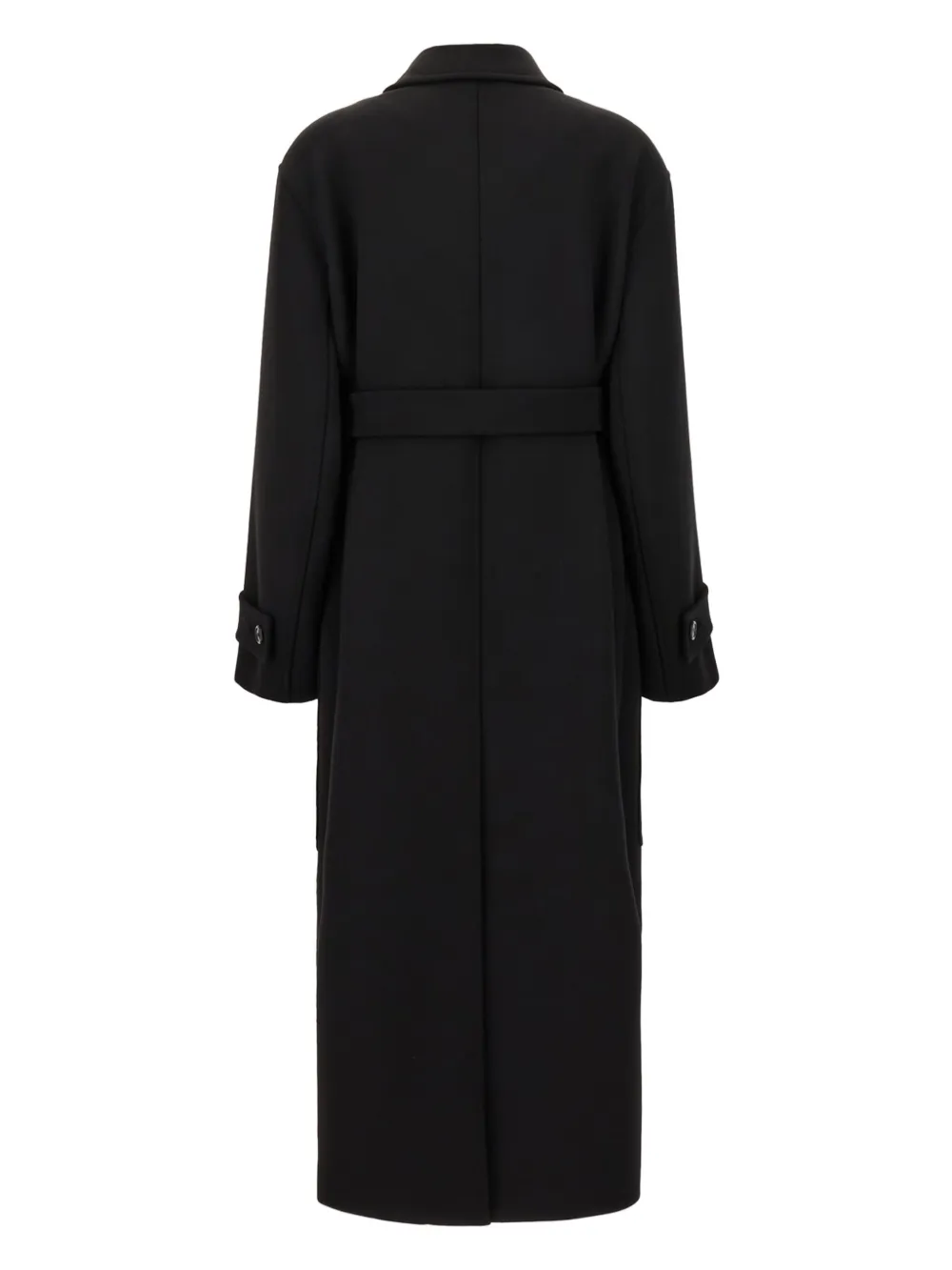 Max Mara Mantel met ceintuur Zwart