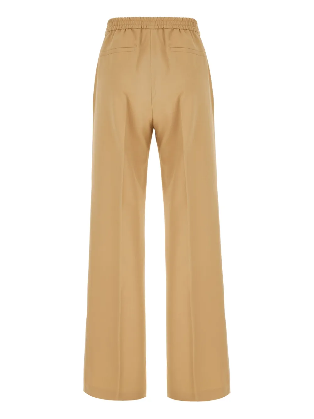 Weekend Max Mara Broek met elastische tailleband Beige