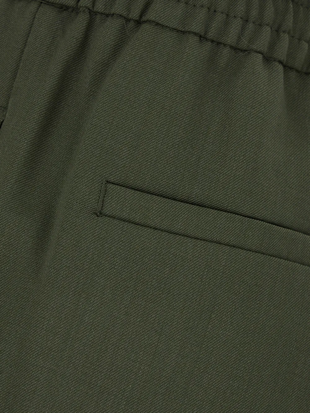 Weekend Max Mara Broek met elastische tailleband Groen
