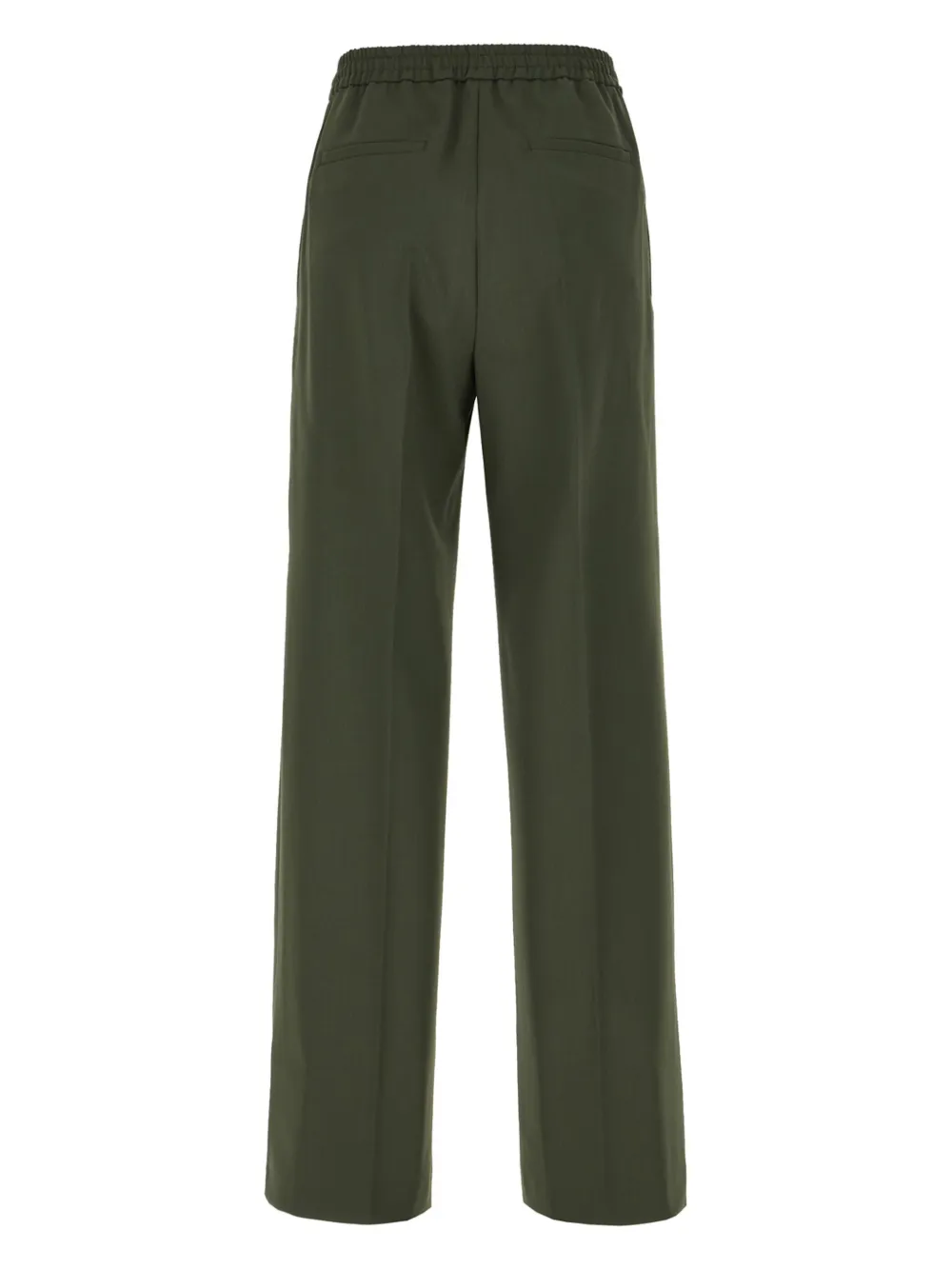 Weekend Max Mara Broek met elastische tailleband Groen