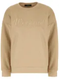 Weekend Max Mara logo-embroidered sweatshirt - Neutrals