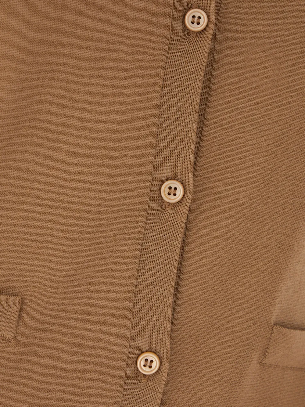 Max Mara Wool Cardigan In 褐色