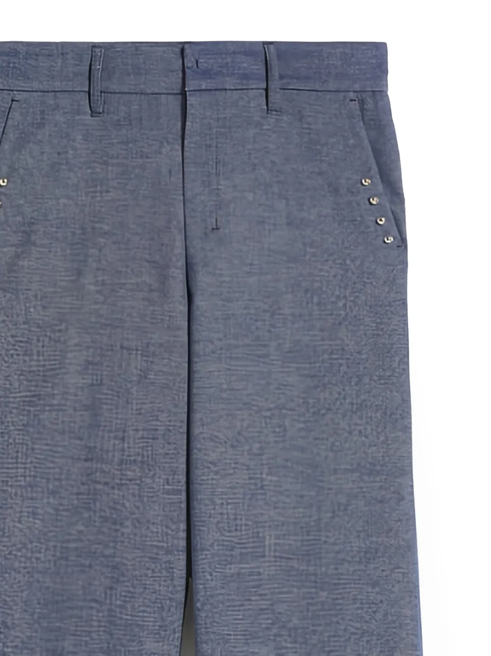 Max Mara Broek met franje Blauw