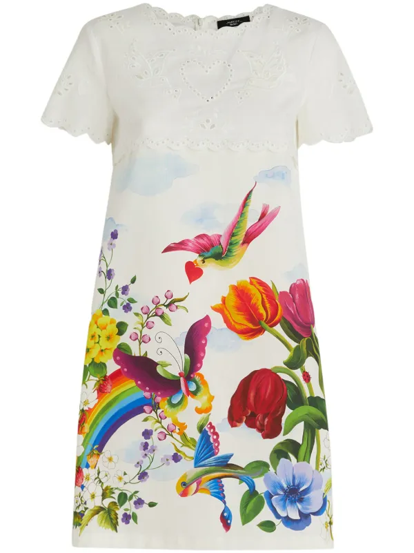 Weekend Max Mara floral-print Dress White FARFETCH JO
