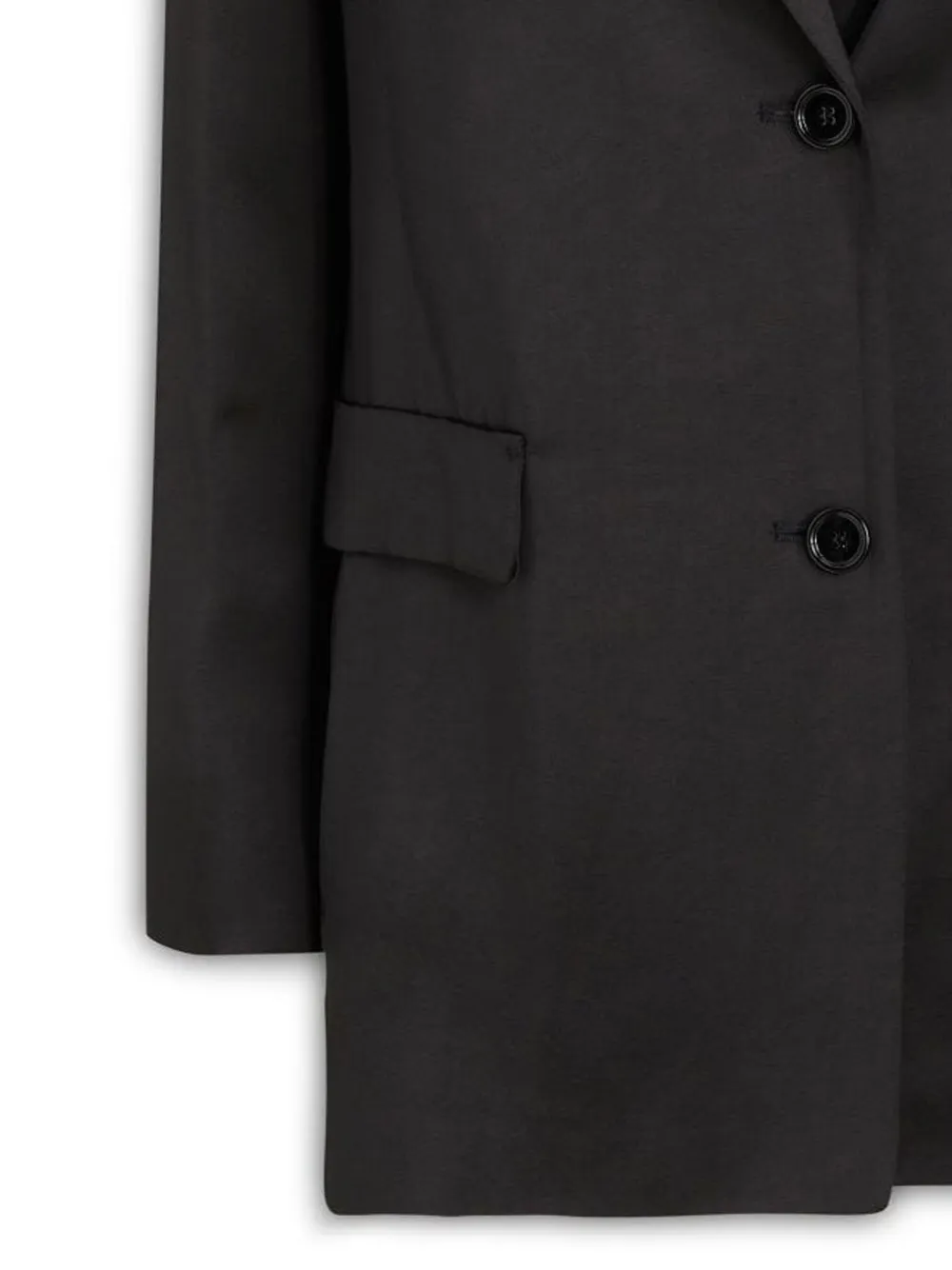 Max Mara Blazer met gekerfde revers Zwart