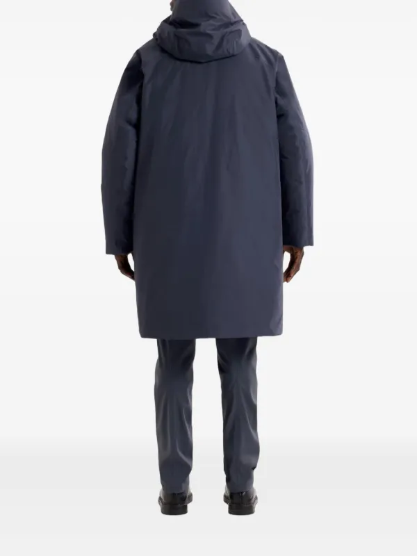 Veilance Sorin Hooded Down Parka | Blue | FARFETCH