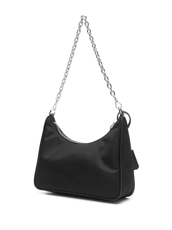 Prada ビジュートリム ショルダーバッグ | ブラック | FARFETCH JP