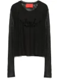 Vision Of Super mesh top - Black