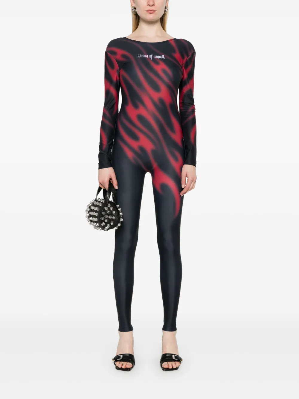 Vision Of Super jumpsuit largo con estampado Flames | Jumpsuits largos | Image 2