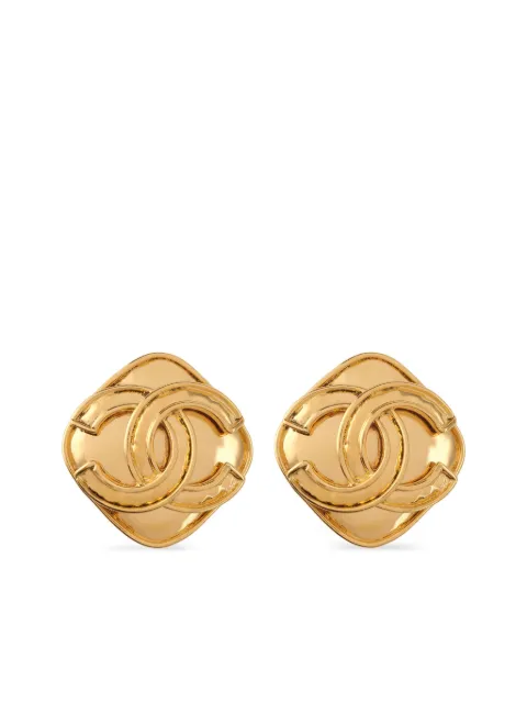 CHANEL Pre-Owned 1994 CC clip-on earrings