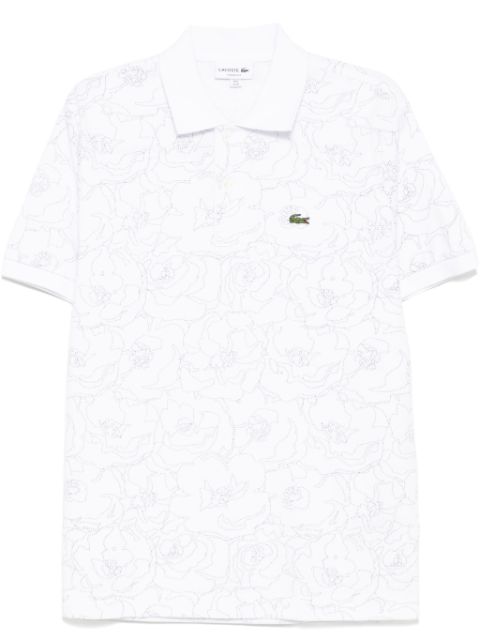 Lacoste Flower Print L.12.12 Polo Shirt Men